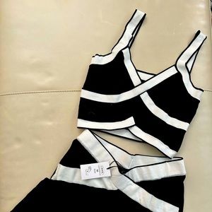 Black and White two piece set